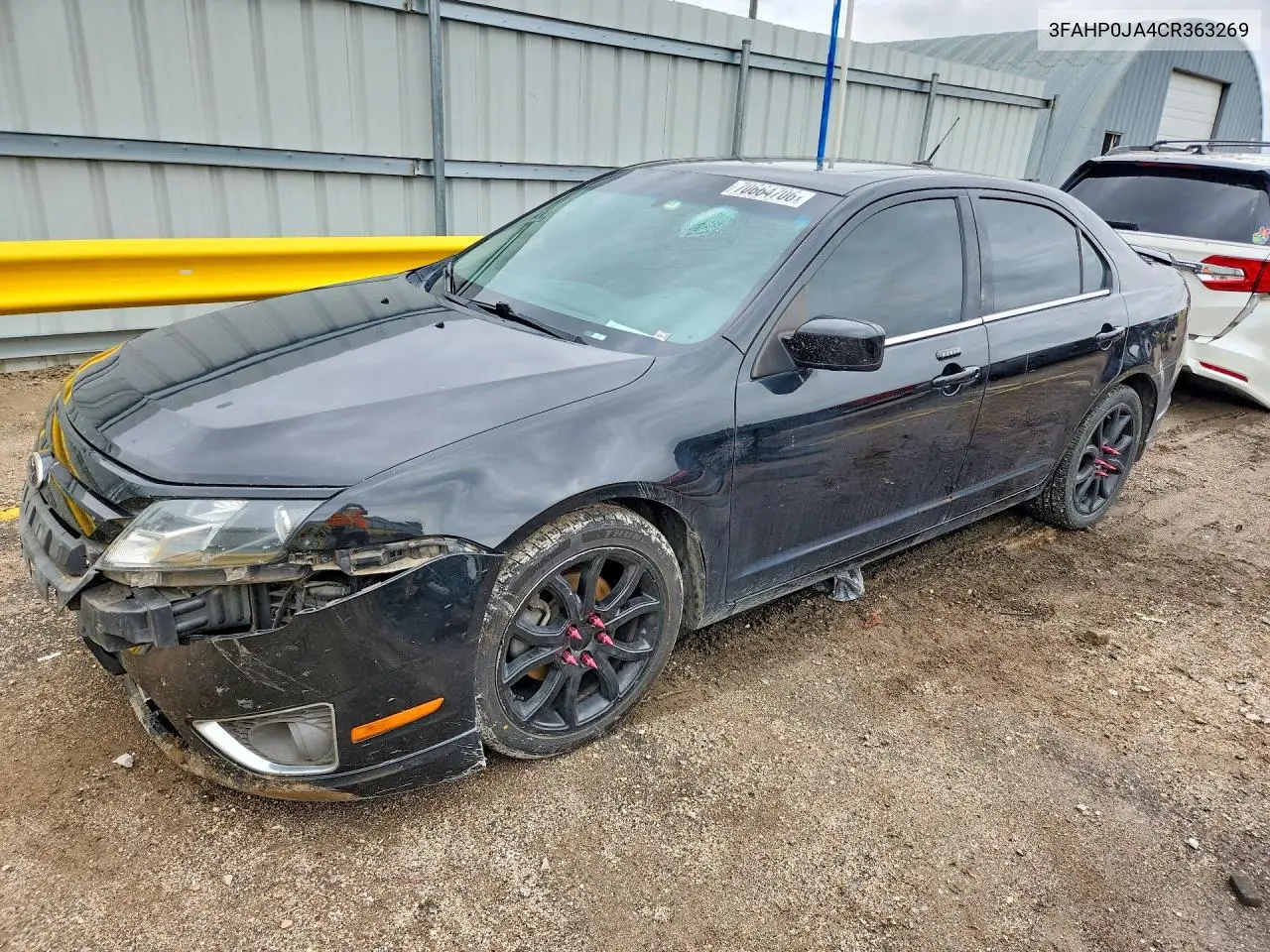 FORD FUSION 2012, VIN 3FAHP0JA4CR363269