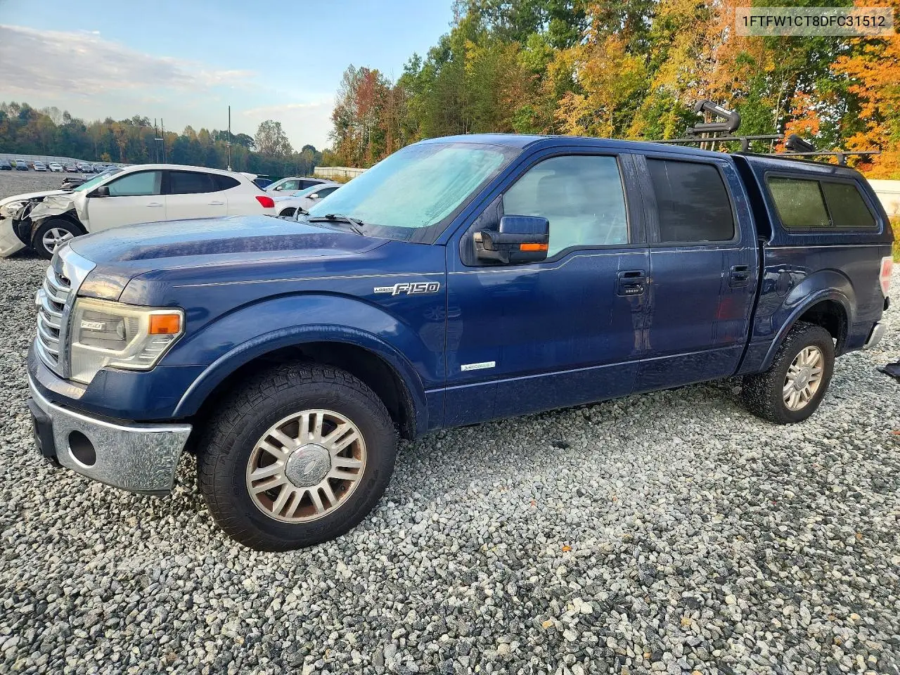 FORD F-150 2013, VIN 1FTFW1CT8DFC31512