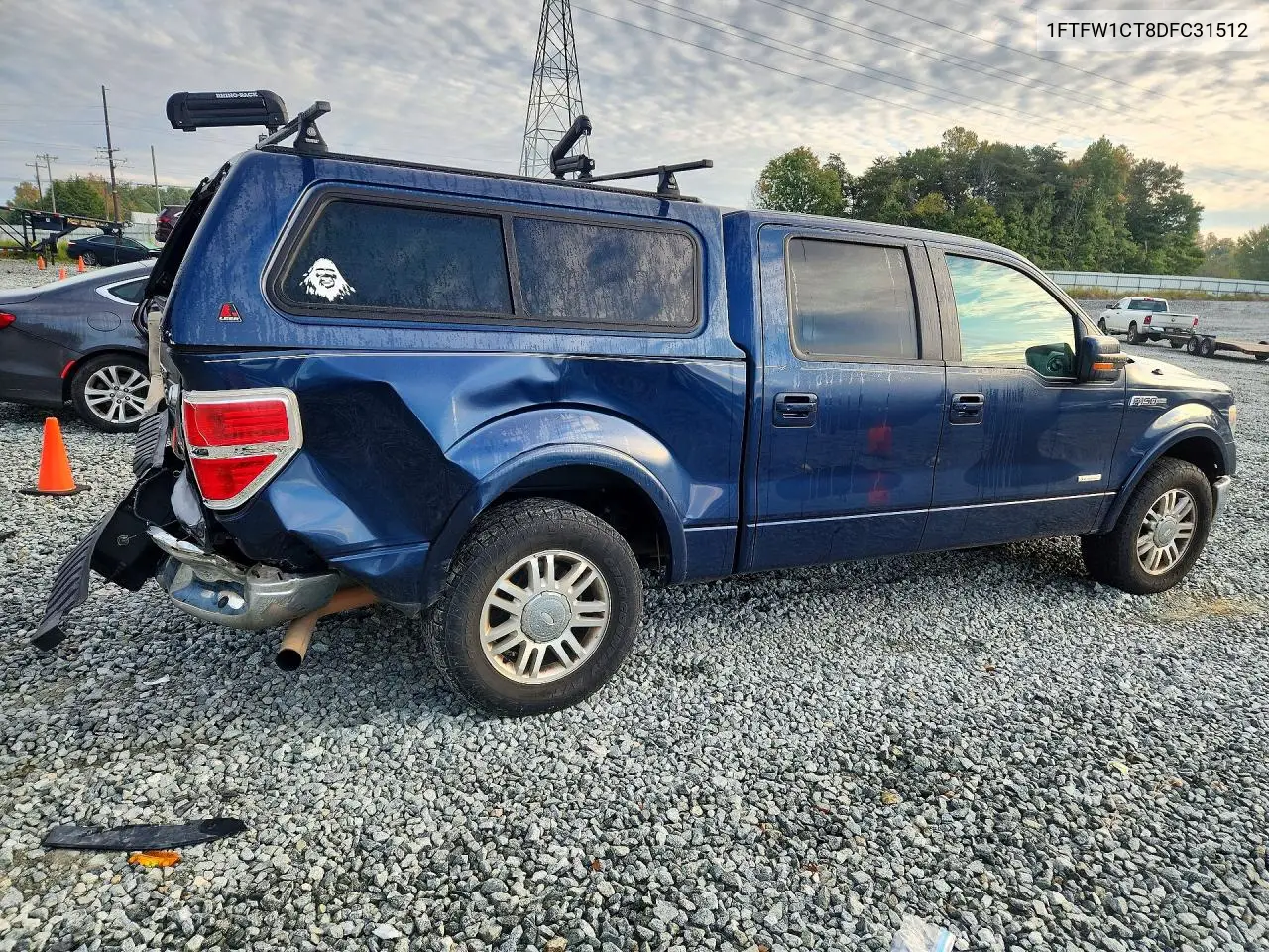 2013 FORD F-150 VIN 1FTFW1CT8DFC31512 — фото 3