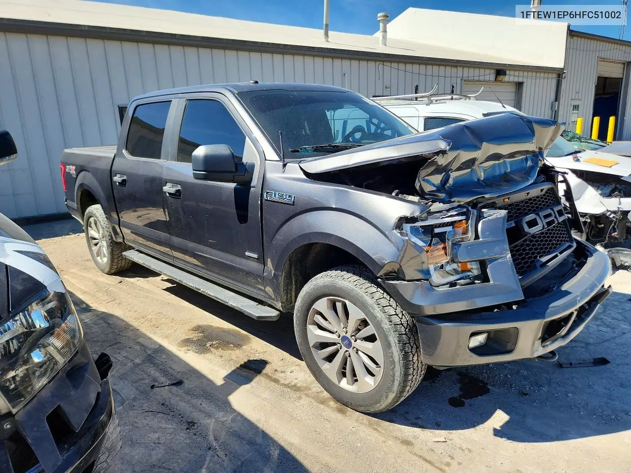 2017 FORD F-150 VIN 1FTEW1EP6HFC51002 — фото 4