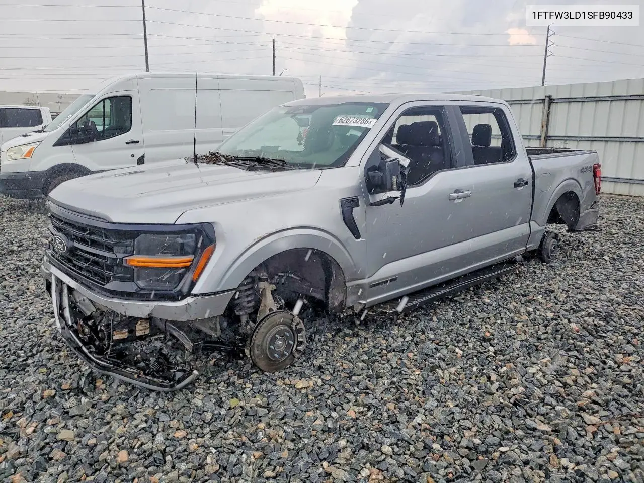 FORD F-150 2025, VIN 1FTFW3LD1SFB90433