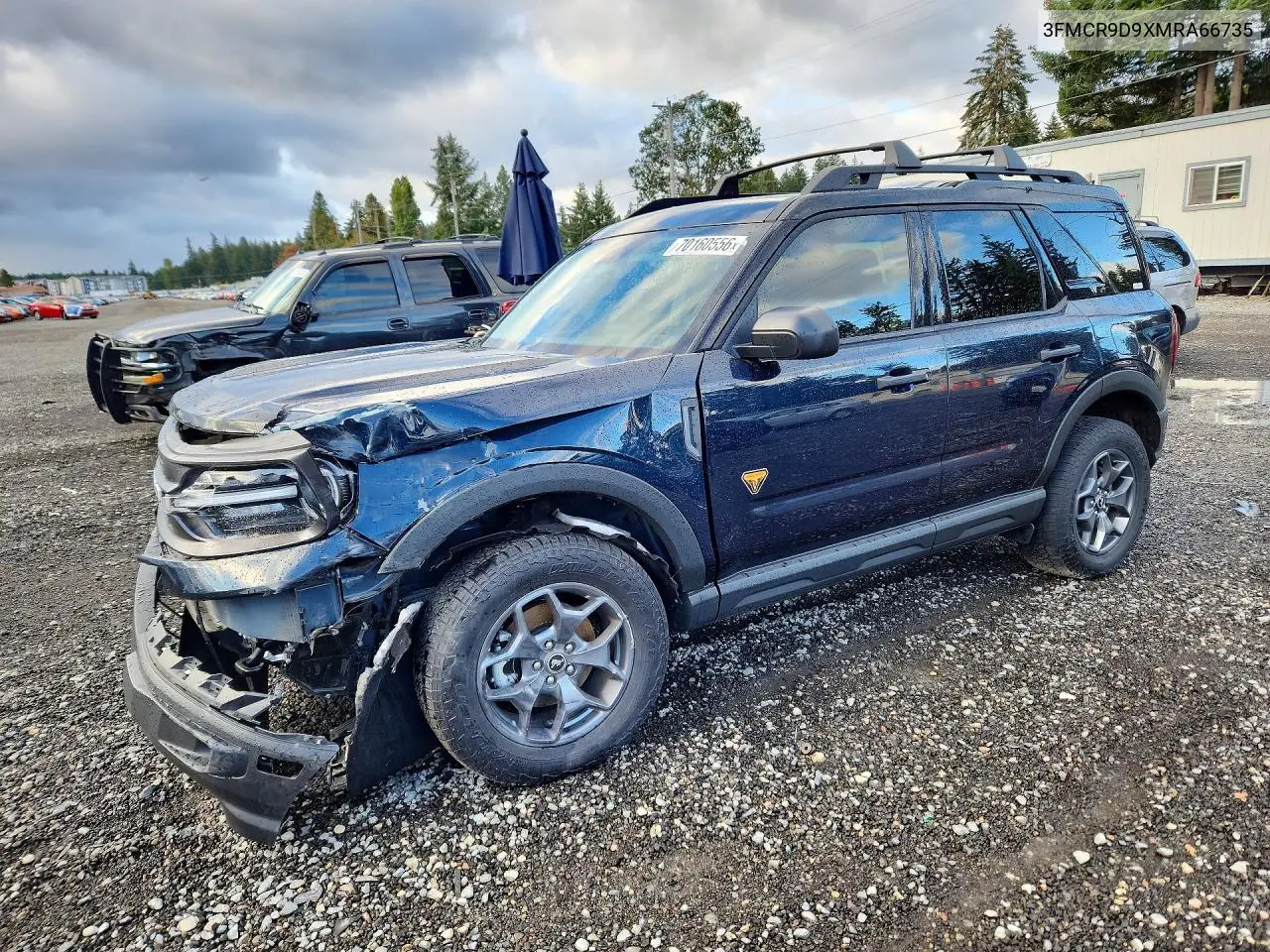 FORD BRONCO SPORT 2021, VIN 3FMCR9D9XMRA66735
