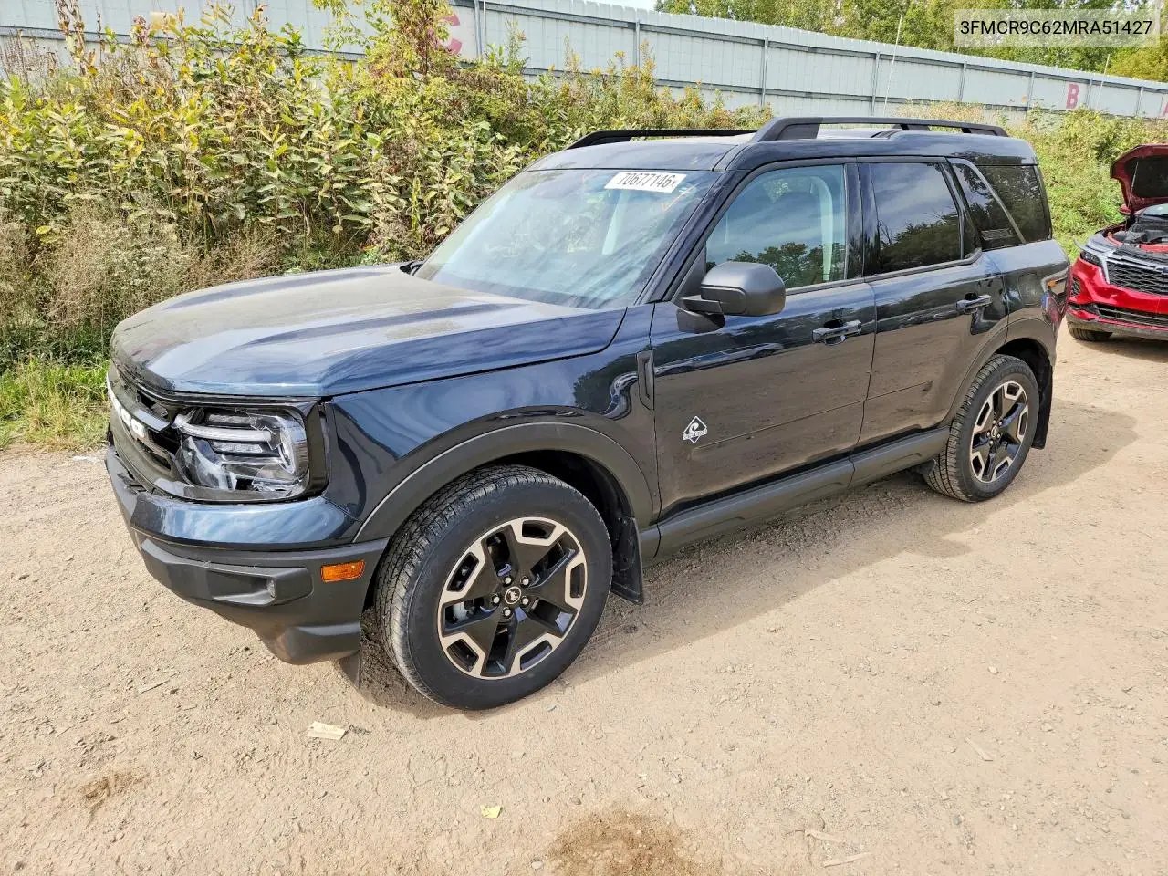 FORD BRONCO SPORT 2021, VIN 3FMCR9C62MRA51427