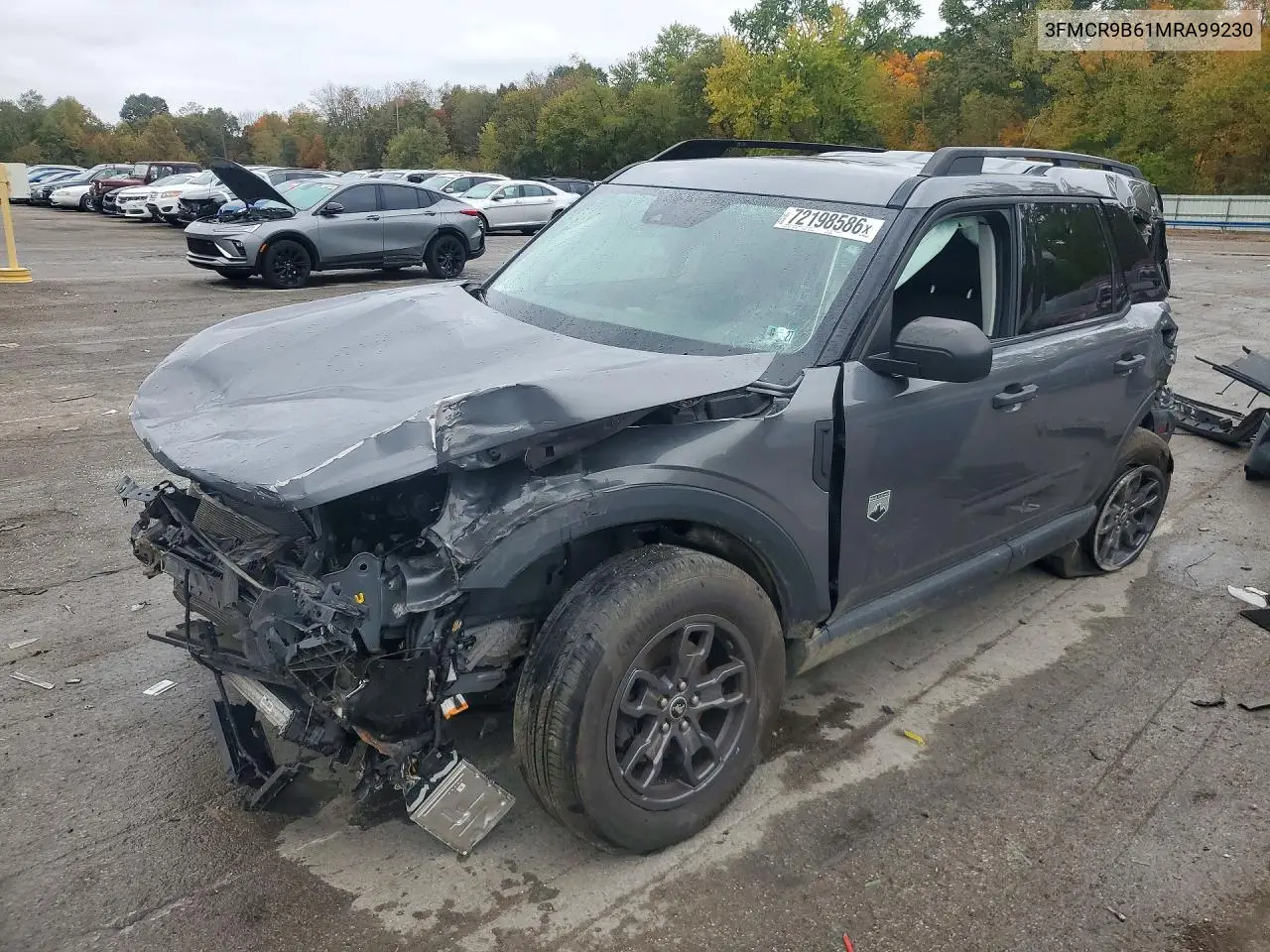 FORD BRONCO SPORT 2021, VIN 3FMCR9B61MRA99230