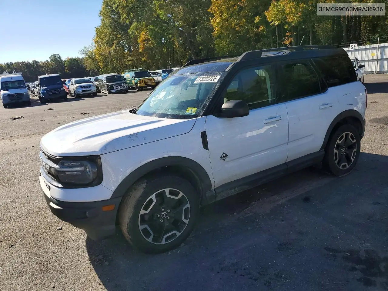 FORD BRONCO SPORT 2021, VIN 3FMCR9C63MRA36936