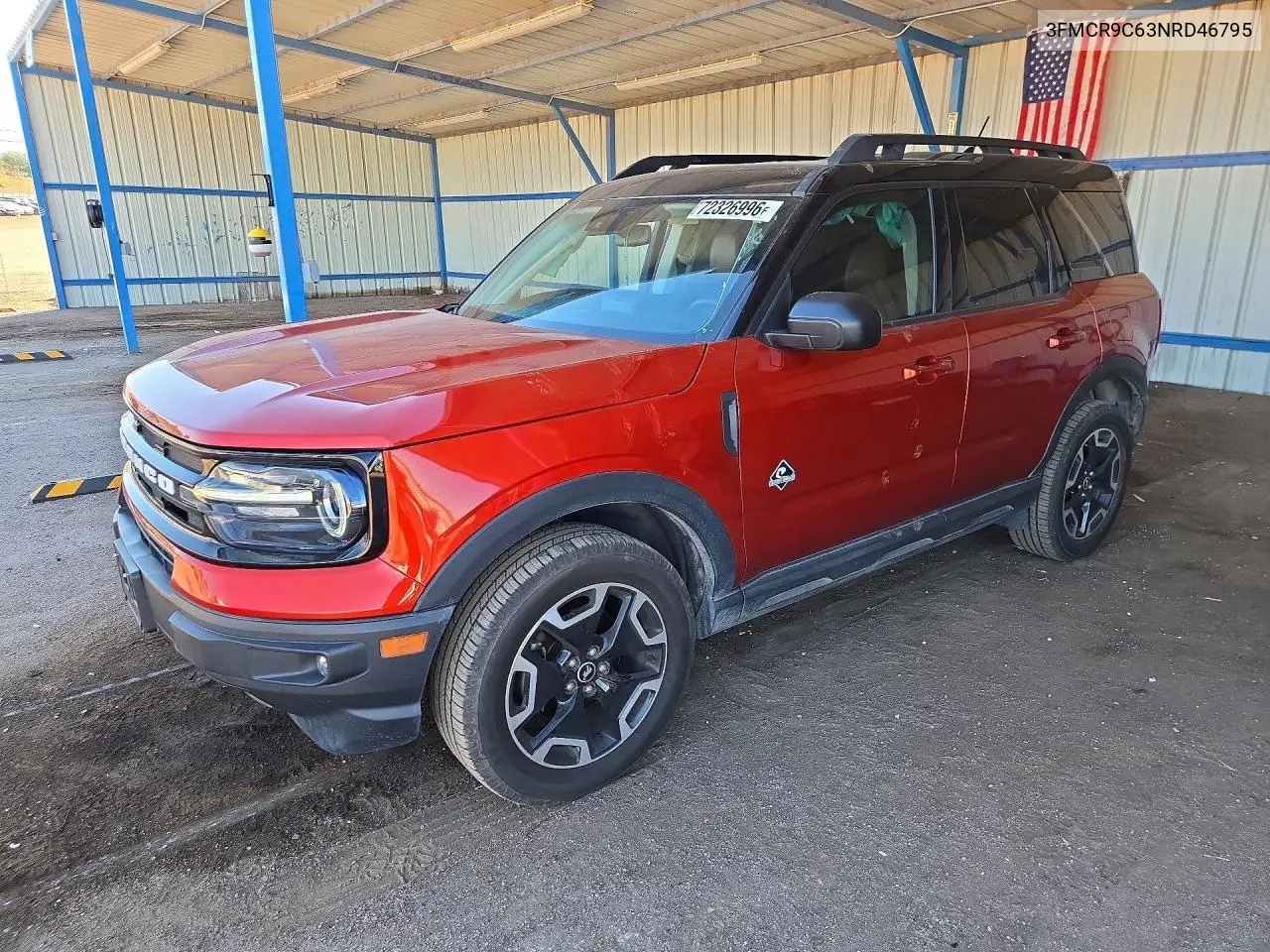 FORD BRONCO SPORT 2022, VIN 3FMCR9C63NRD46795