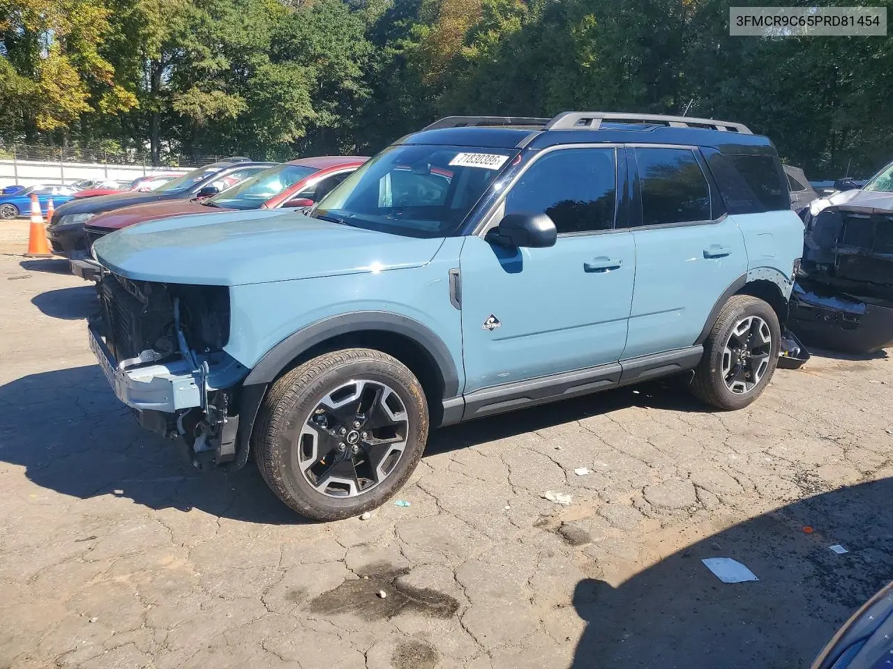 FORD BRONCO SPORT 2023, VIN 3FMCR9C65PRD81454