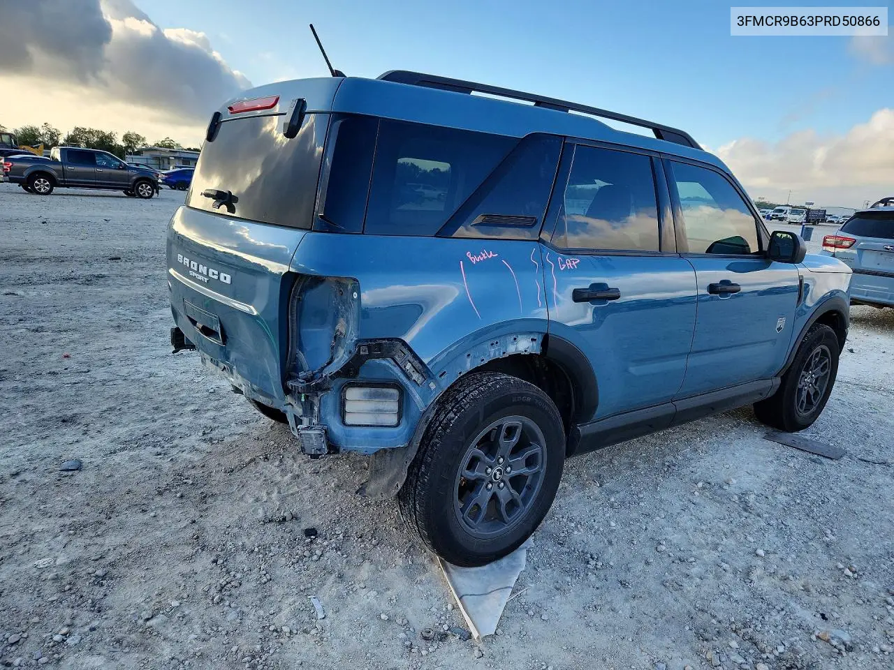 2023 FORD BRONCO SPORT VIN 3FMCR9B63PRD50866 — фото 3