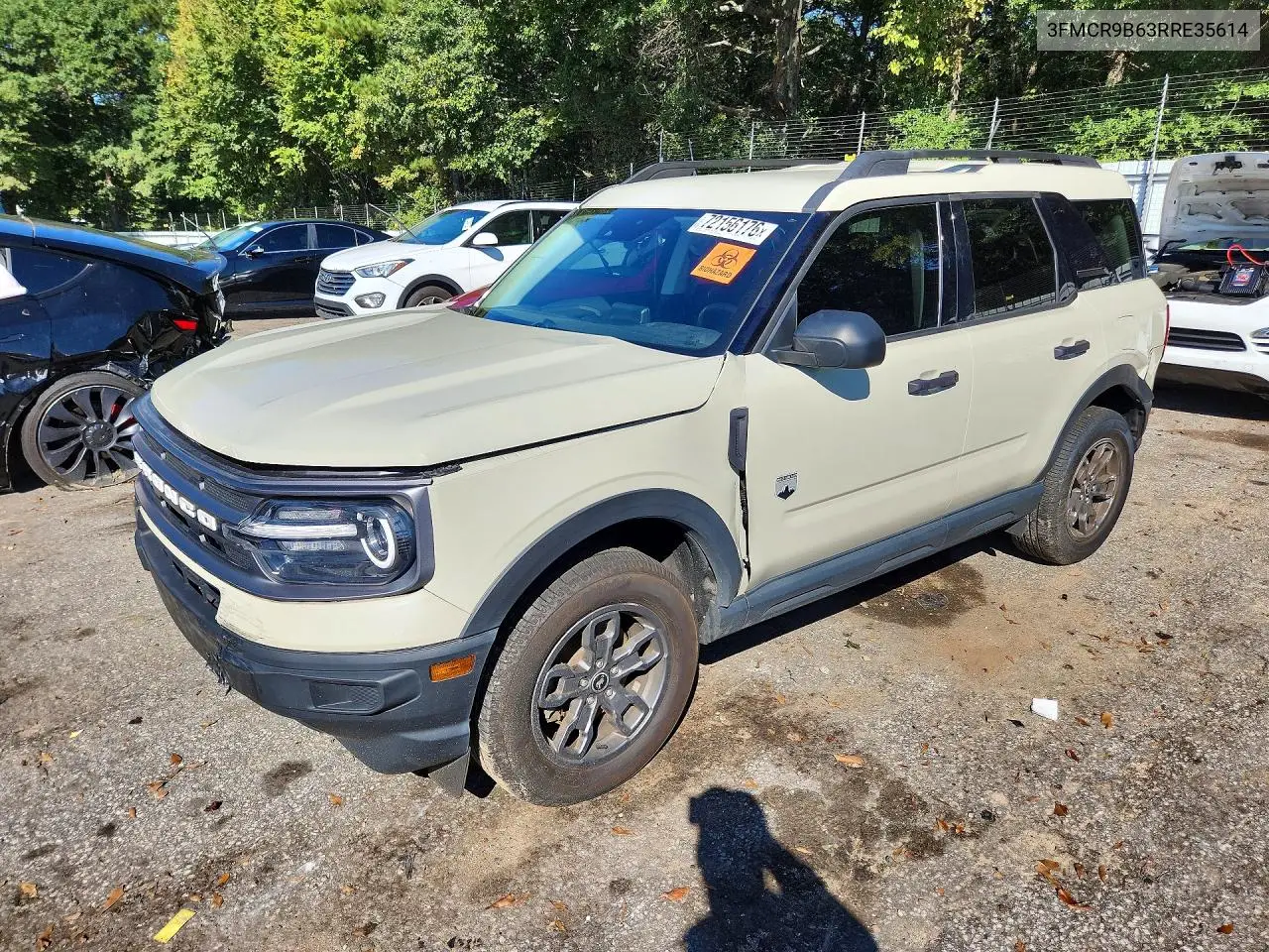 FORD BRONCO SPORT 2024, VIN 3FMCR9B63RRE35614