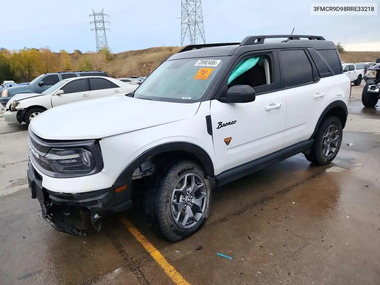 FORD BRONCO SPORT 2024, VIN 3FMCR9D98RRE33218