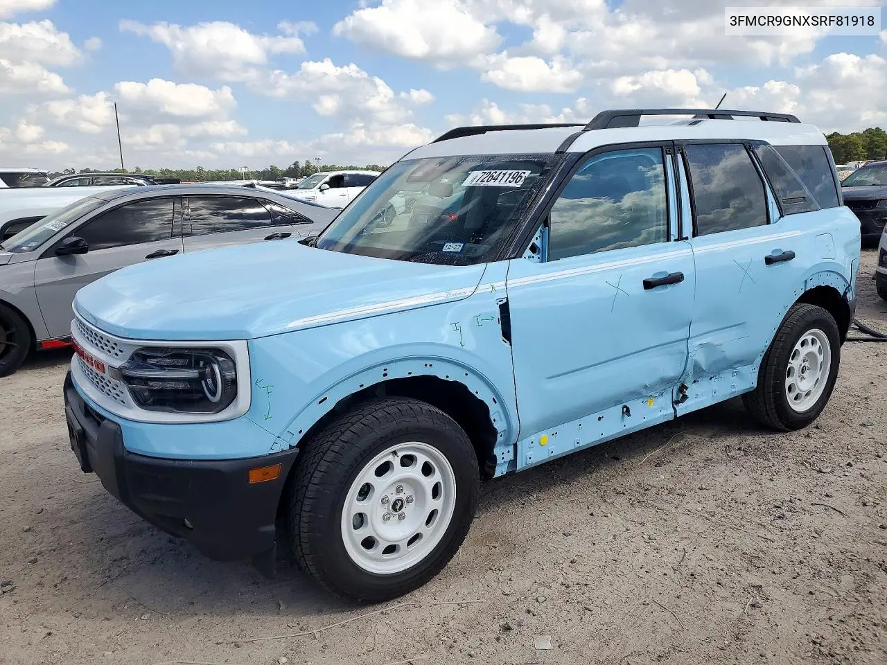 FORD BRONCO SPORT 2025, VIN 3FMCR9GNXSRF81918