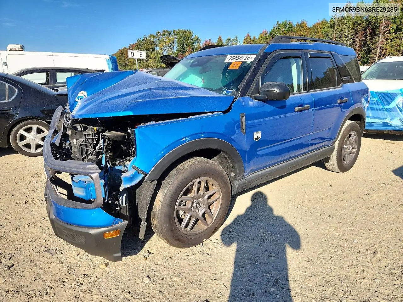FORD BRONCO SPORT 2025, VIN 3FMCR9BN6SRE29285