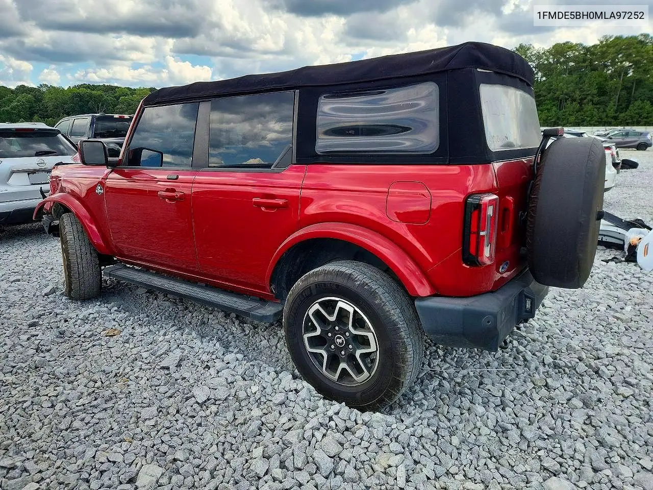 2021 FORD BRONCO VIN 1FMDE5BH0MLA97252 — фото 2