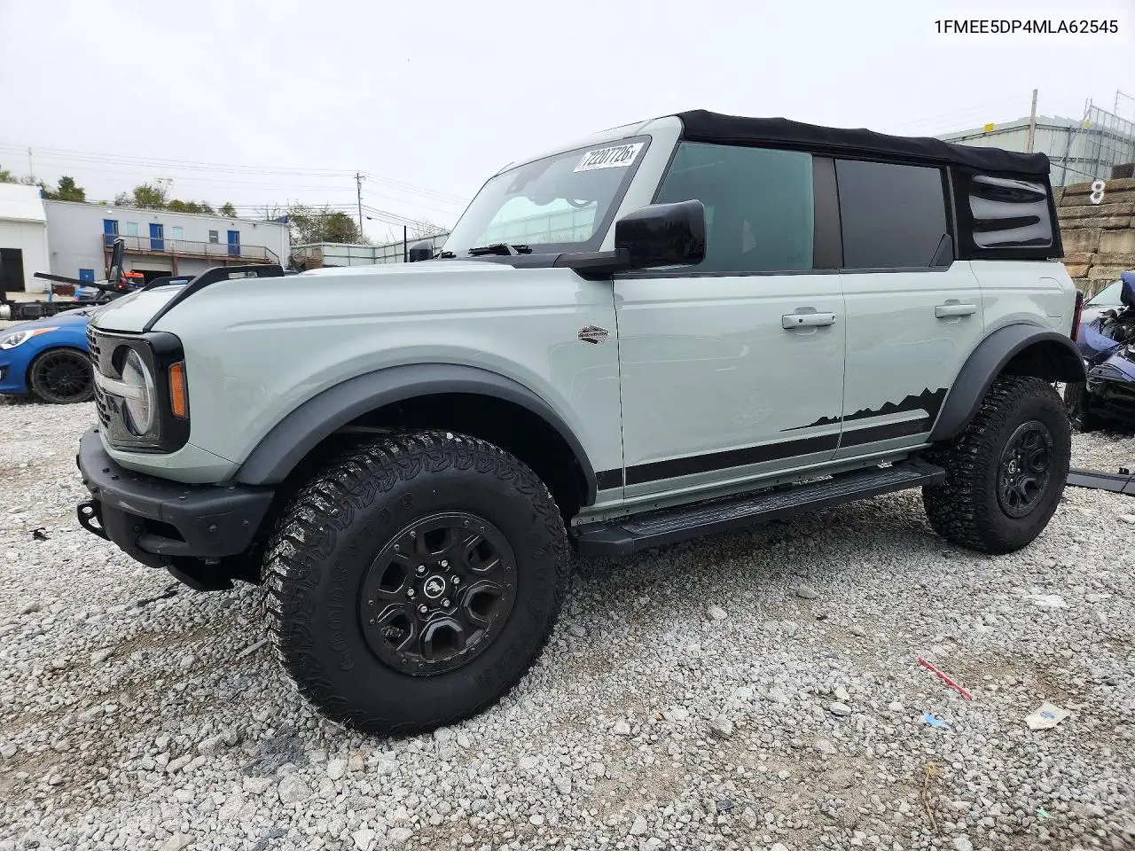 FORD BRONCO 2021, VIN 1FMEE5DP4MLA62545