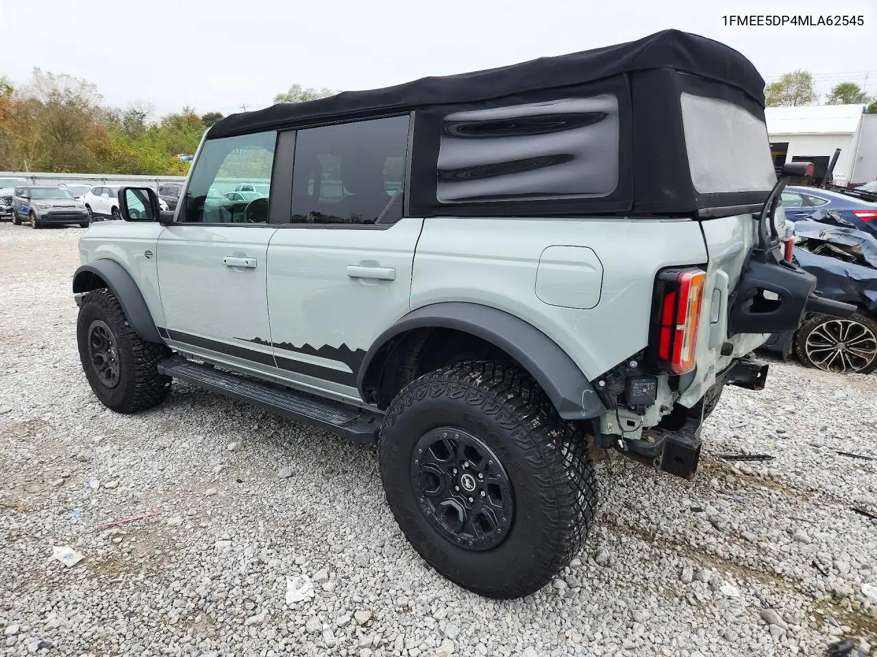 2021 FORD BRONCO VIN 1FMEE5DP4MLA62545 — фото 2