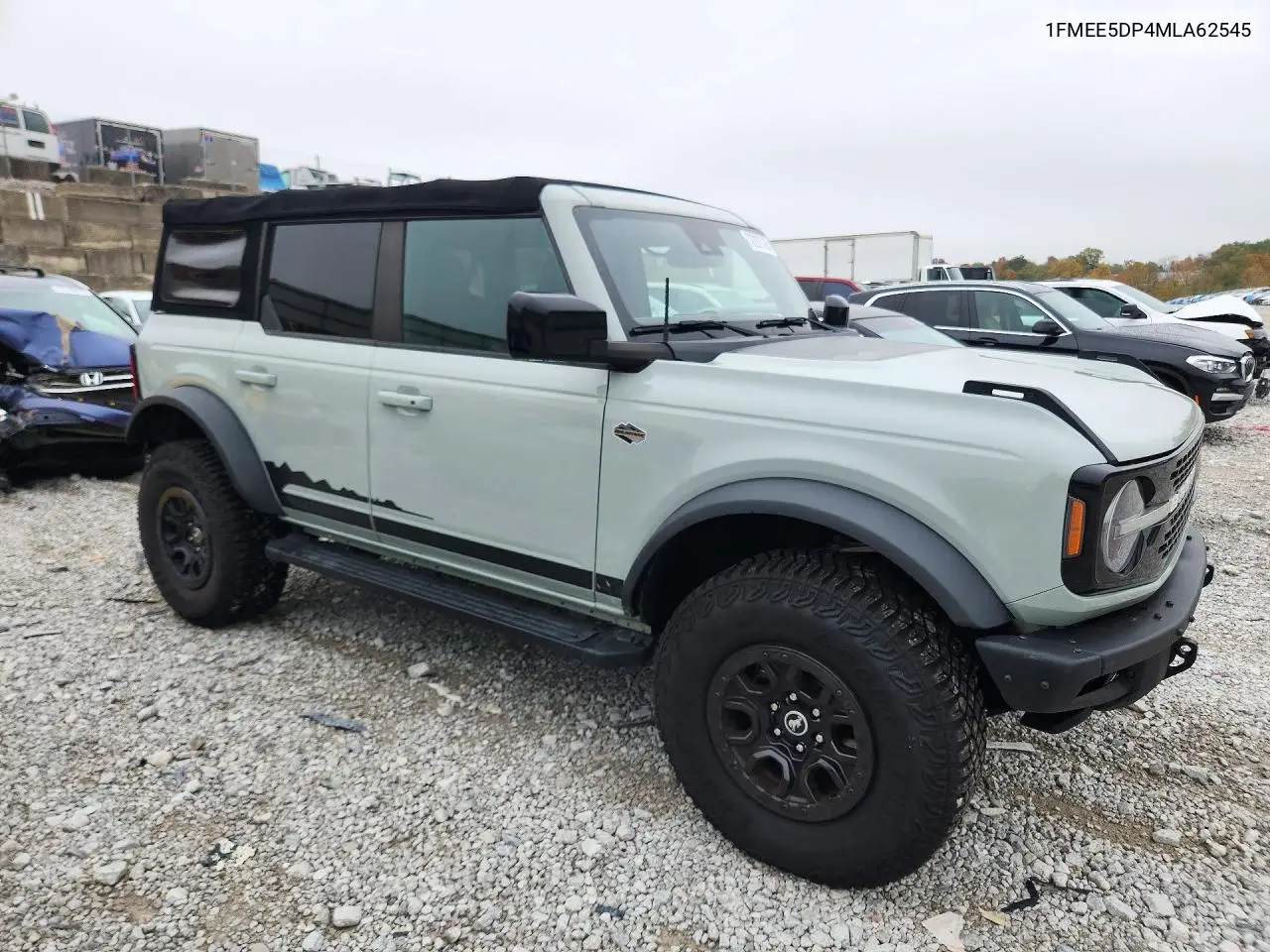 2021 FORD BRONCO VIN 1FMEE5DP4MLA62545 — фото 4