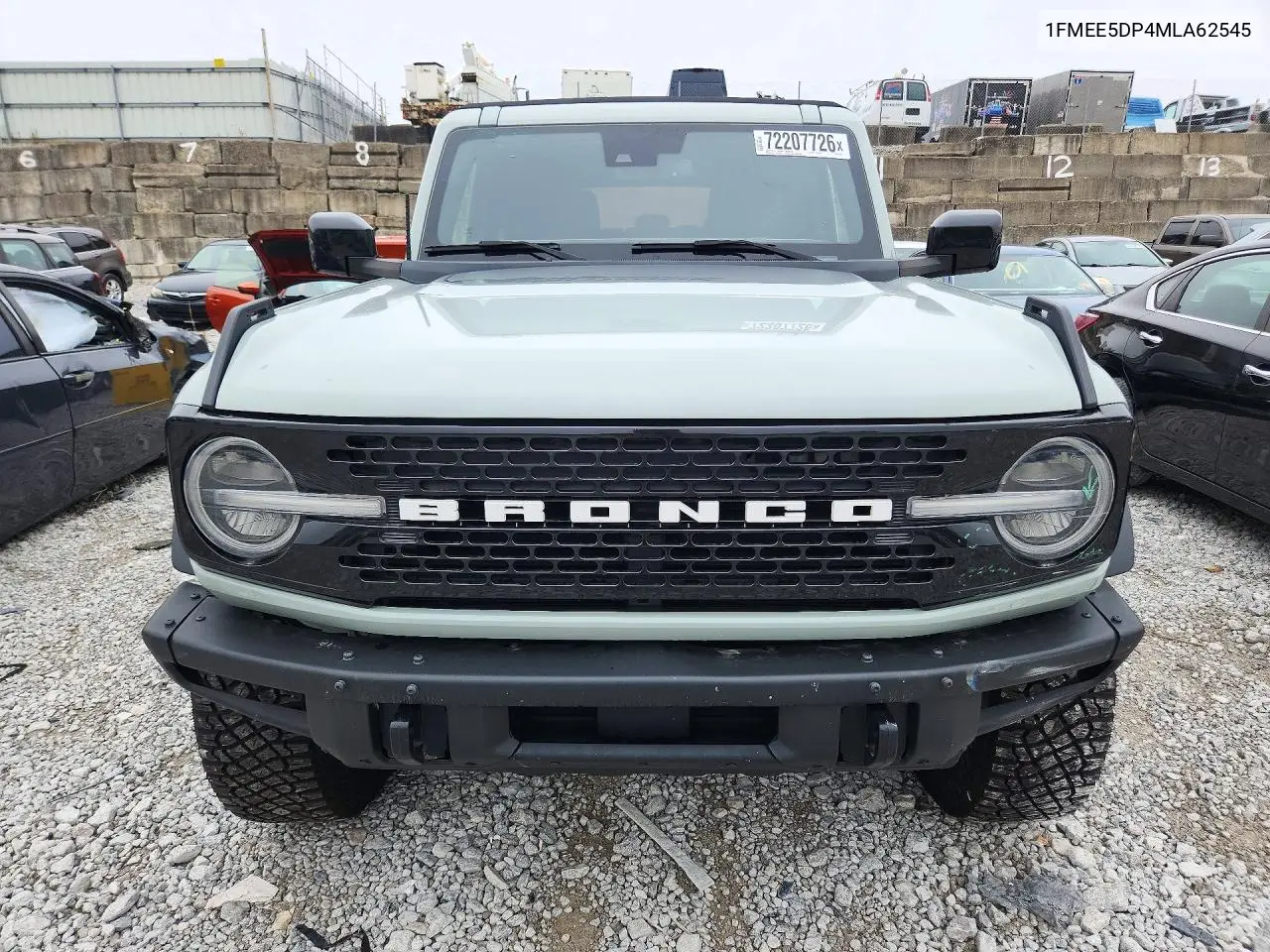 2021 FORD BRONCO VIN 1FMEE5DP4MLA62545 — фото 5