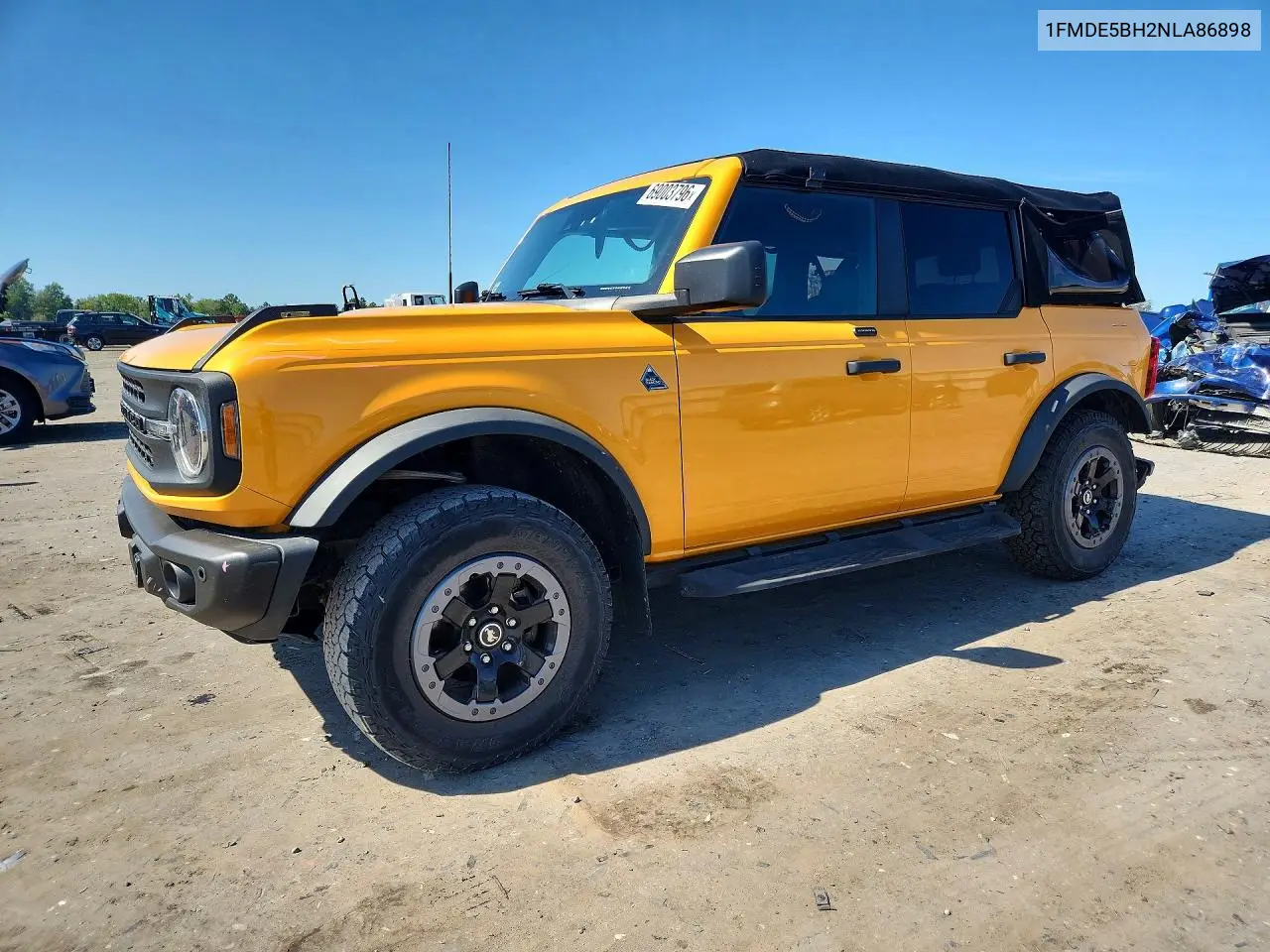 FORD BRONCO 2022, VIN 1FMDE5BH2NLA86898