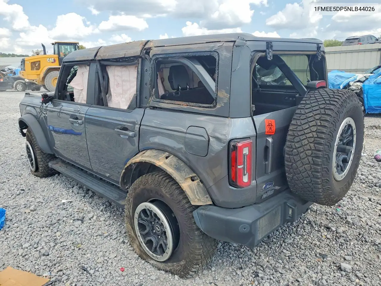 2022 FORD BRONCO VIN 1FMEE5DP5NLB44026 — фото 2