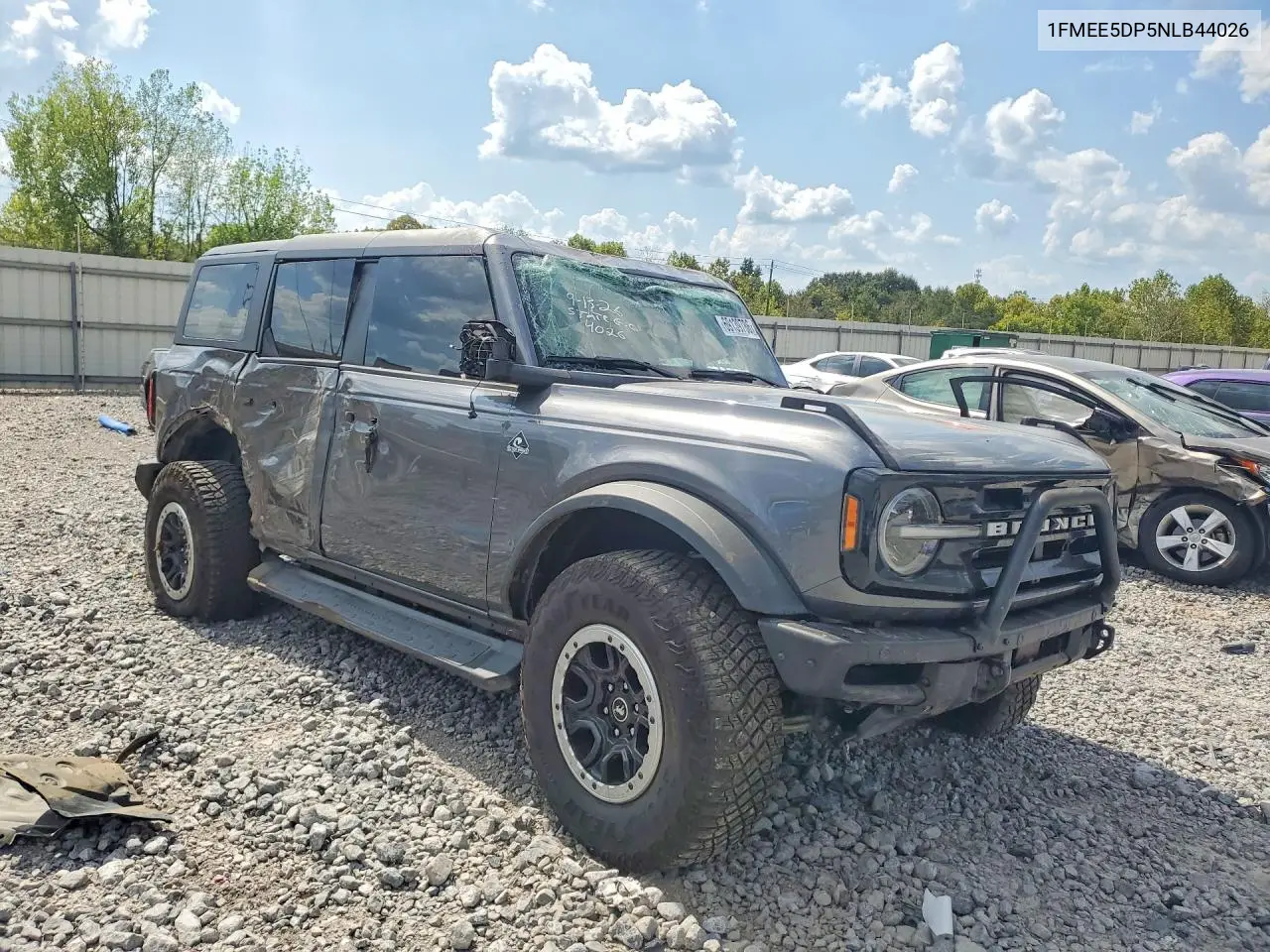 2022 FORD BRONCO VIN 1FMEE5DP5NLB44026 — фото 4