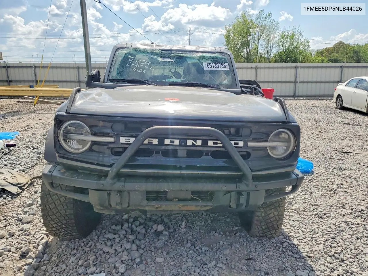 2022 FORD BRONCO VIN 1FMEE5DP5NLB44026 — фото 5