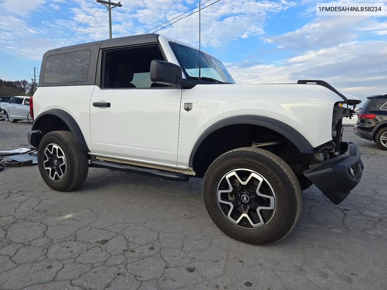 FORD BRONCO 2022, VIN 1FMDE5AH4NLB58234