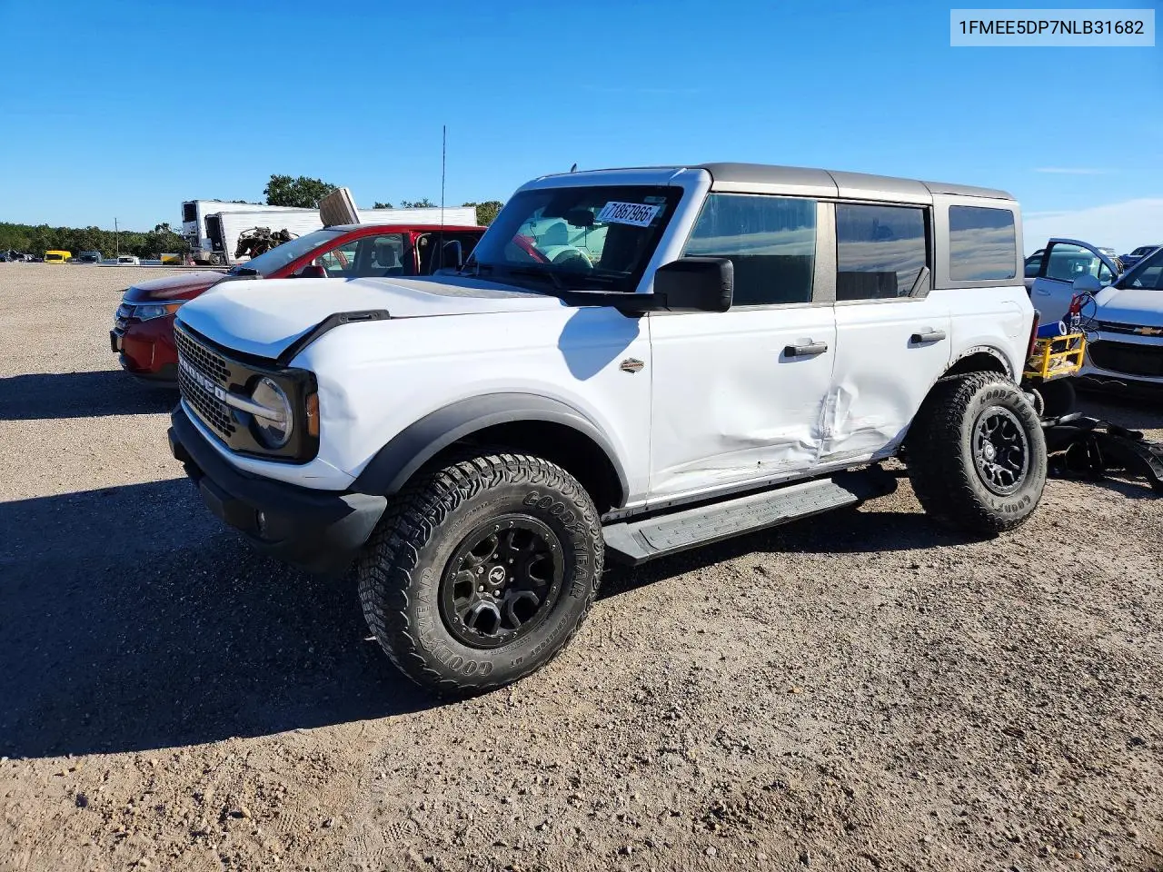 FORD BRONCO 2022, VIN 1FMEE5DP7NLB31682