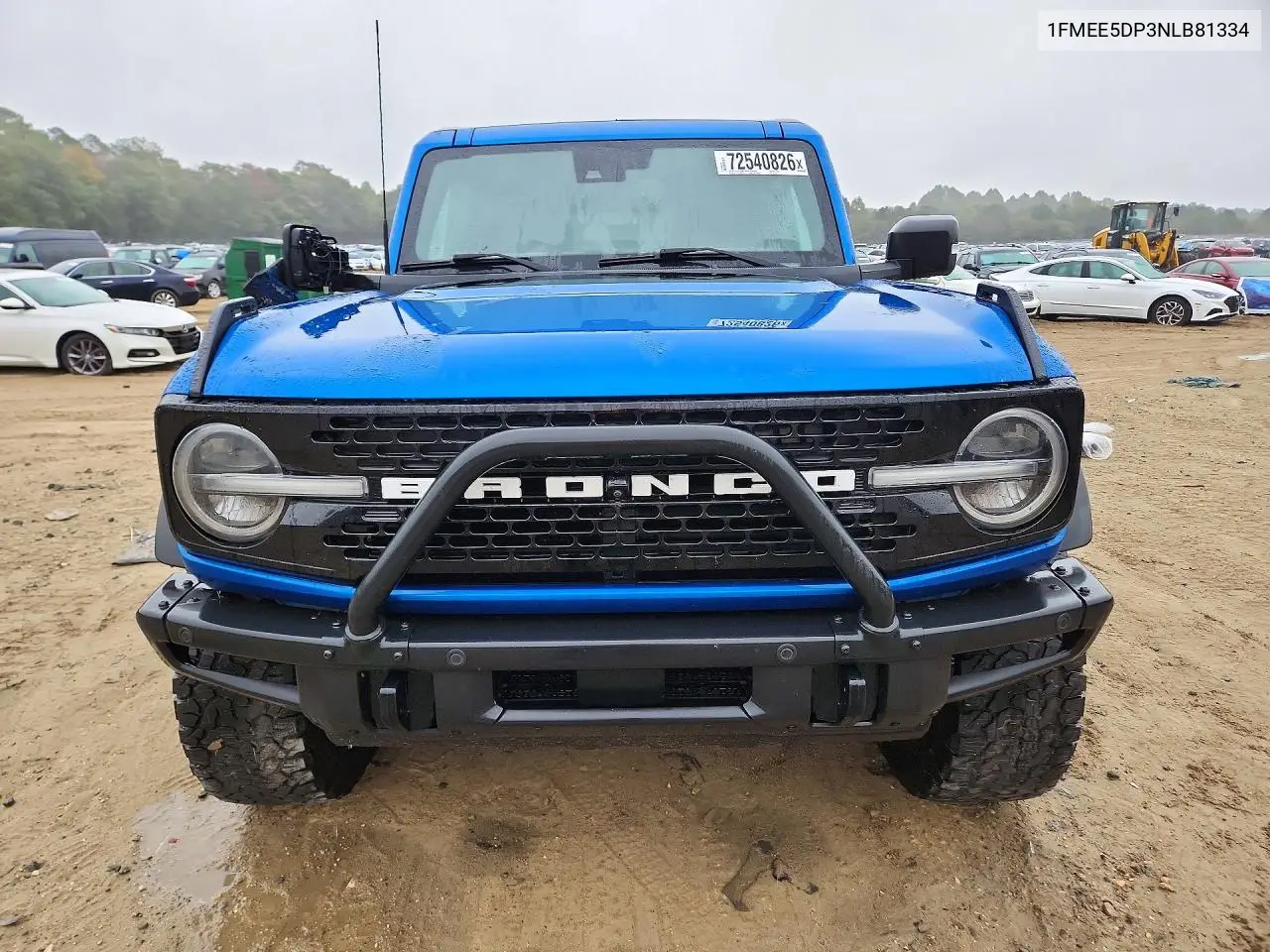 2022 FORD BRONCO VIN 1FMEE5DP3NLB81334 — фото 5