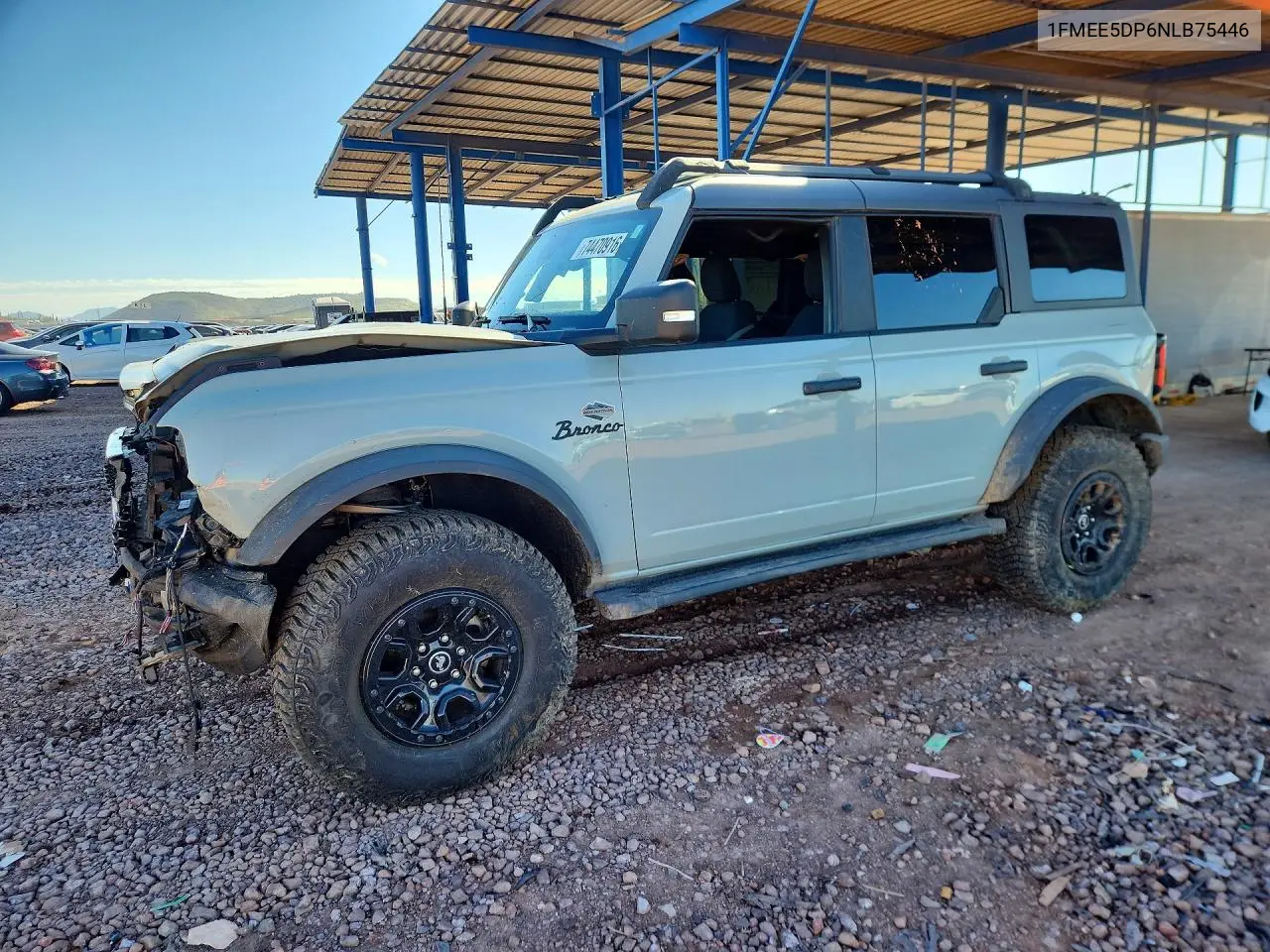 FORD BRONCO 2022, VIN 1FMEE5DP6NLB75446