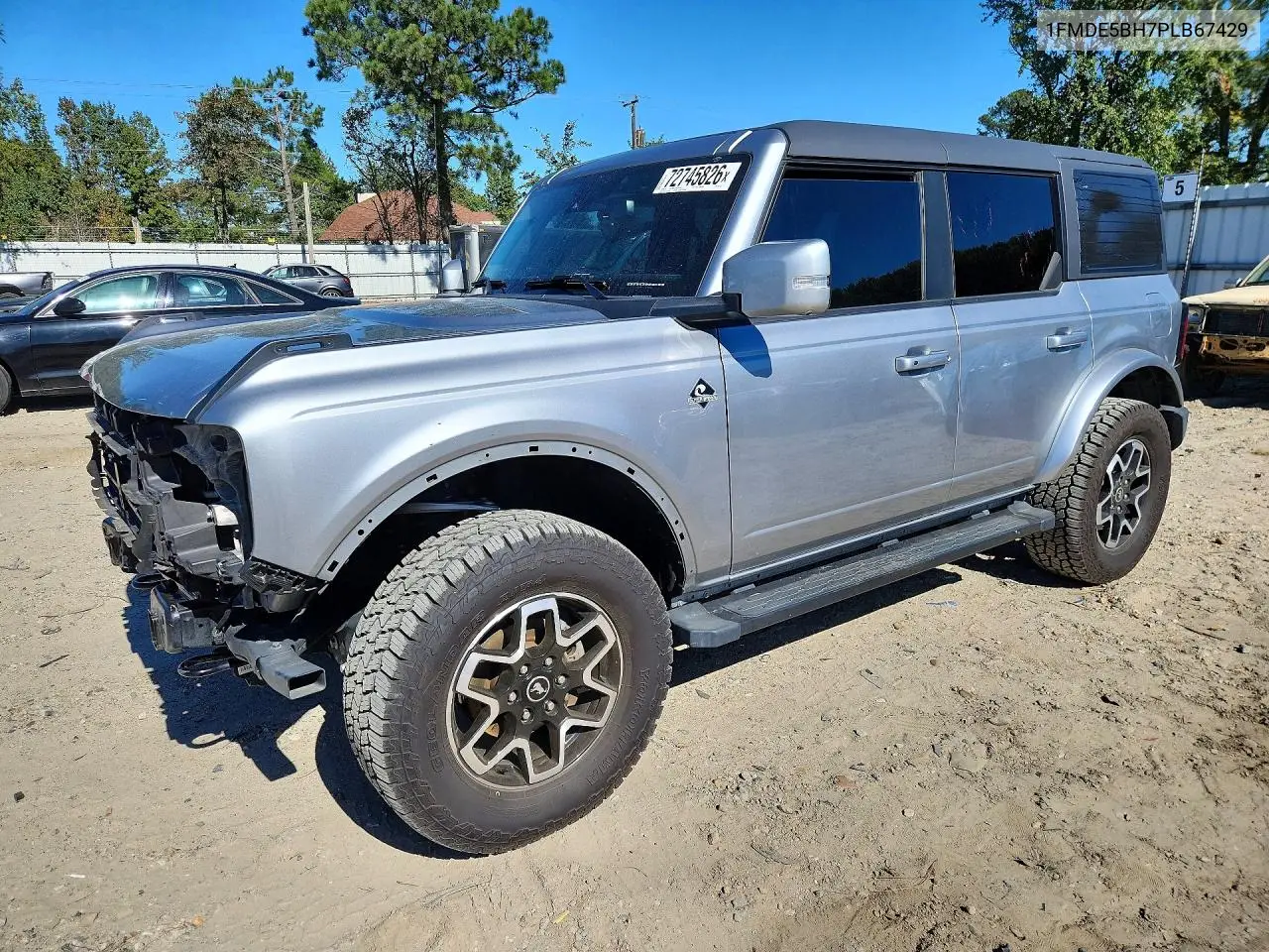 FORD BRONCO 2023, VIN 1FMDE5BH7PLB67429