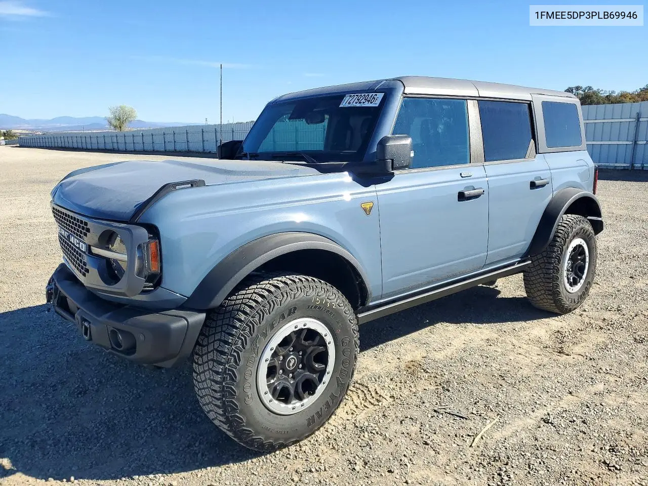 FORD BRONCO 2023, VIN 1FMEE5DP3PLB69946