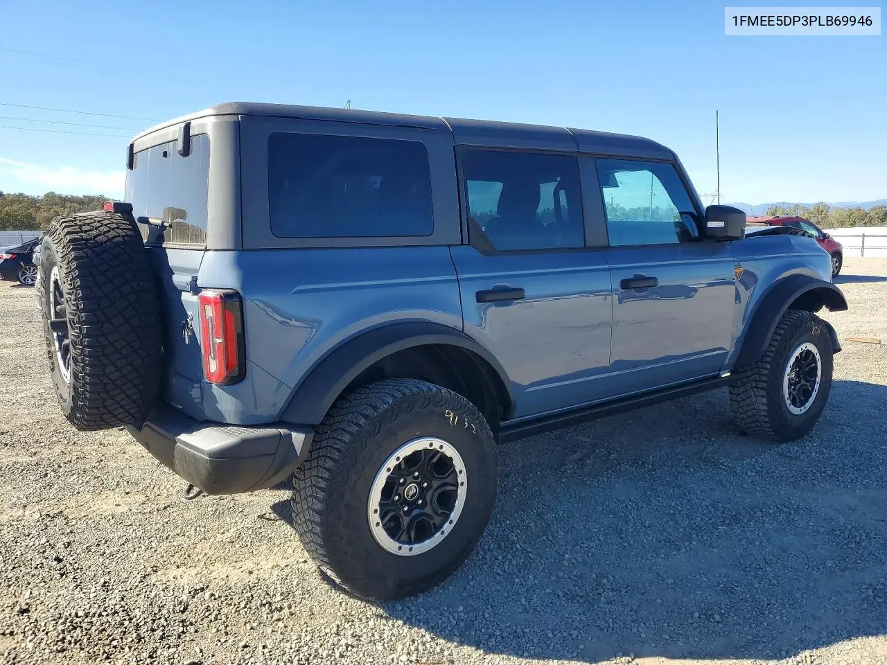 2023 FORD BRONCO VIN 1FMEE5DP3PLB69946 — фото 3