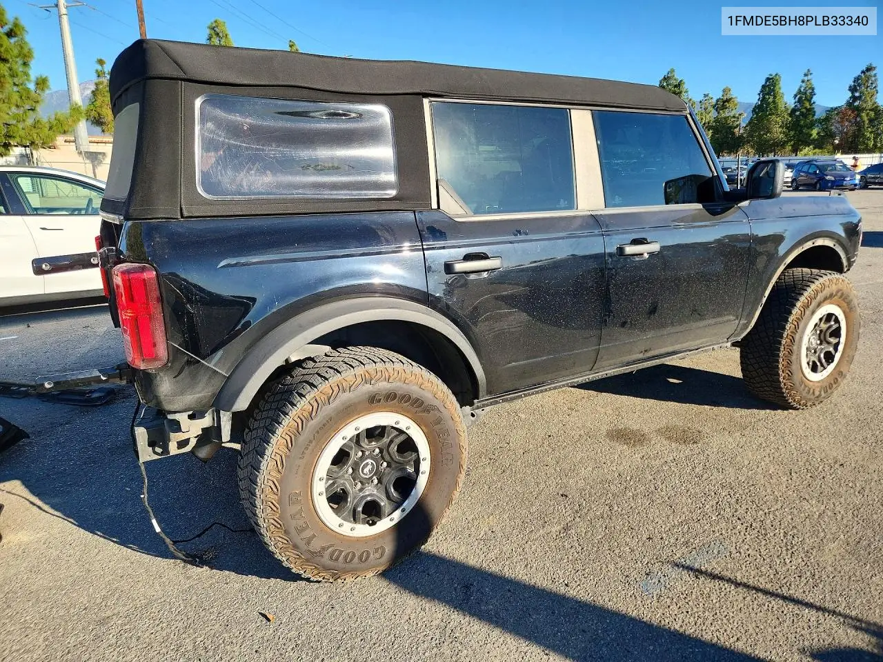 2023 FORD BRONCO VIN 1FMDE5BH8PLB33340 — фото 3
