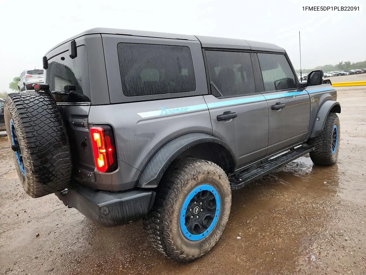 2023 FORD BRONCO VIN 1FMEE5DP1PLB22091 — фото 3
