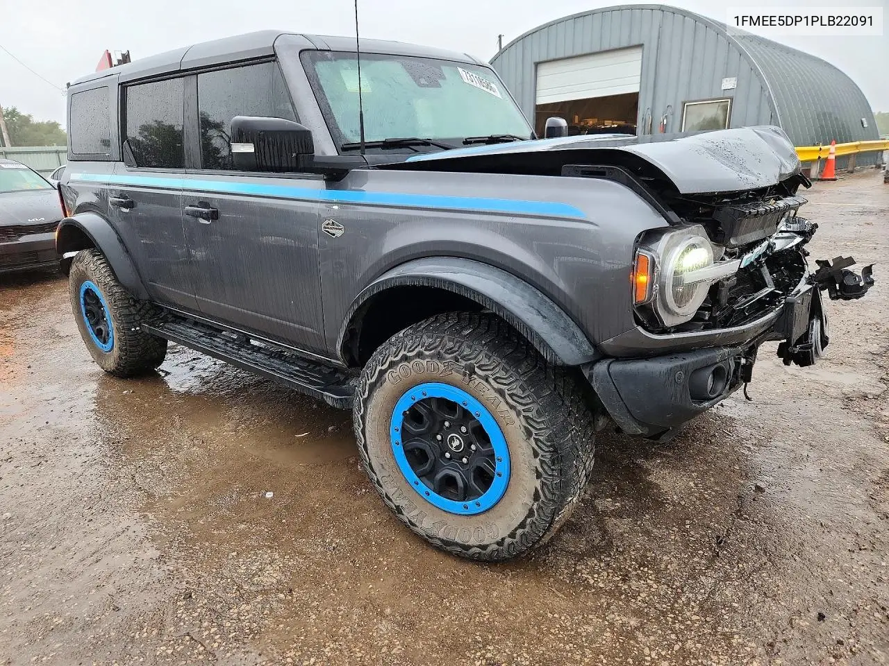 2023 FORD BRONCO VIN 1FMEE5DP1PLB22091 — фото 4