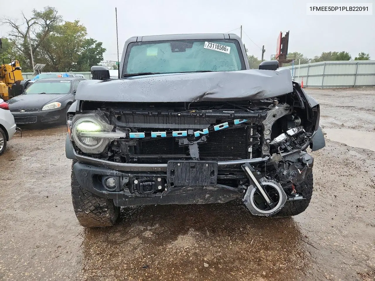 2023 FORD BRONCO VIN 1FMEE5DP1PLB22091 — фото 5