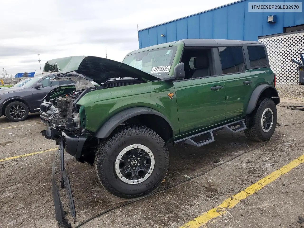 FORD BRONCO 2025, VIN 1FMEE9BP2SLB02970