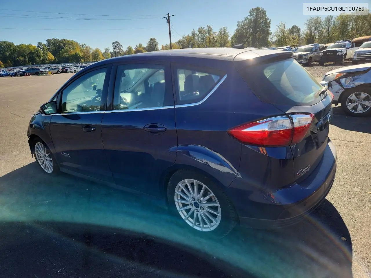 2016 FORD C-MAX VIN 1FADP5CU1GL100759 — фото 2