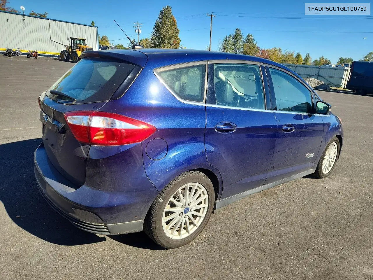 2016 FORD C-MAX VIN 1FADP5CU1GL100759 — фото 3