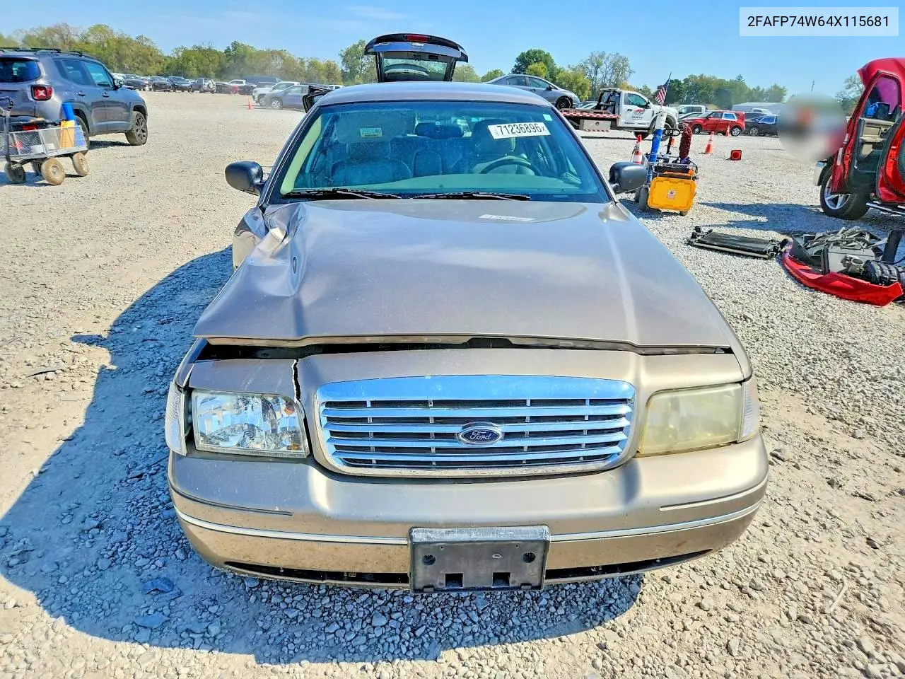 2004 FORD CROWN VICTORIA VIN 2FAFP74W64X115681 — фото 5
