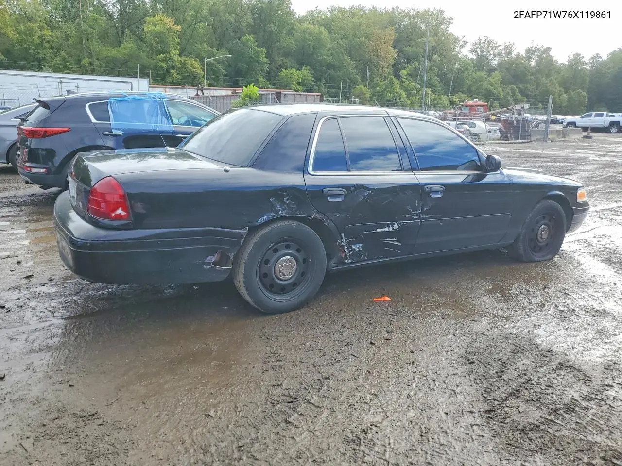 2006 FORD CROWN VICTORIA VIN 2FAFP71W76X119861 — фото 3