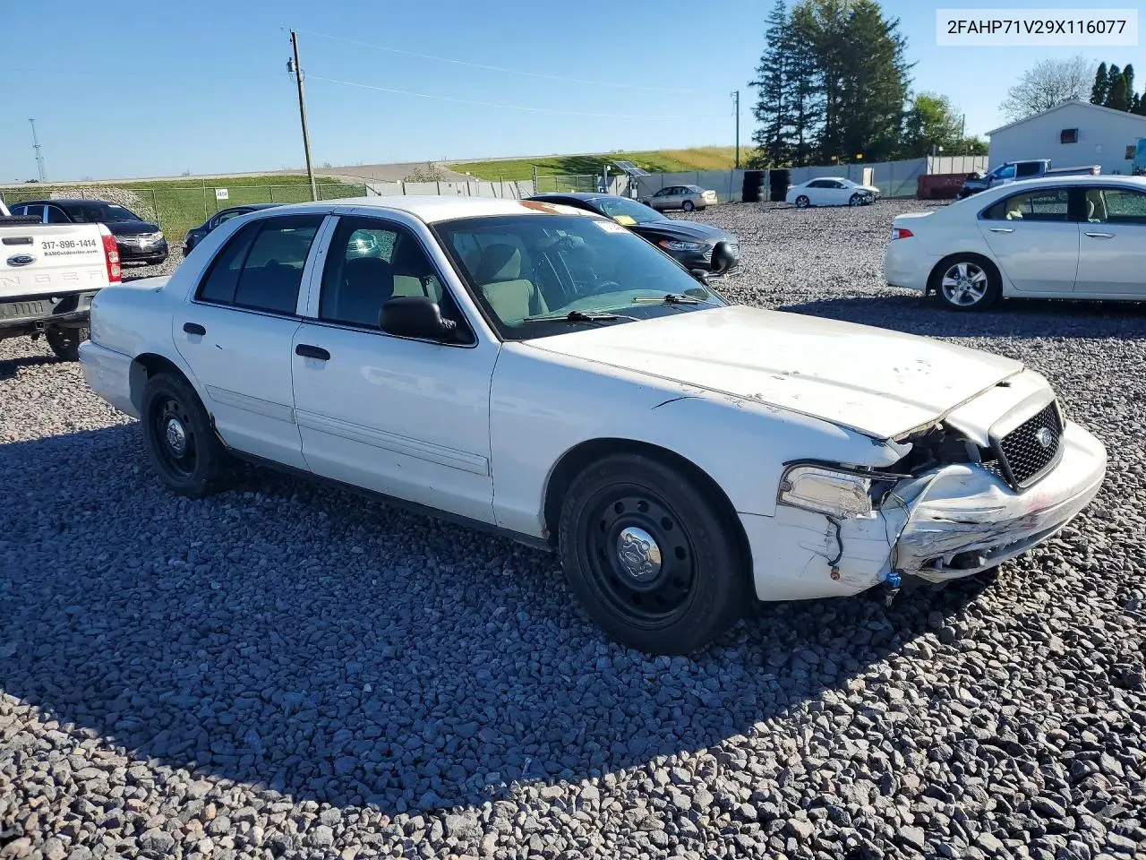 2009 FORD CROWN VICTORIA VIN 2FAHP71V29X116077 — фото 4
