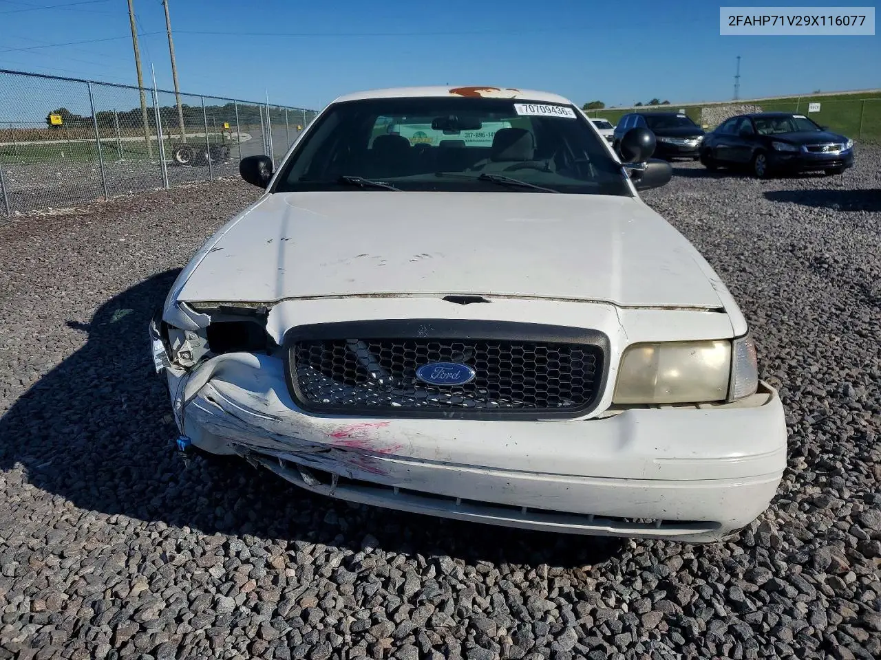 2009 FORD CROWN VICTORIA VIN 2FAHP71V29X116077 — фото 5