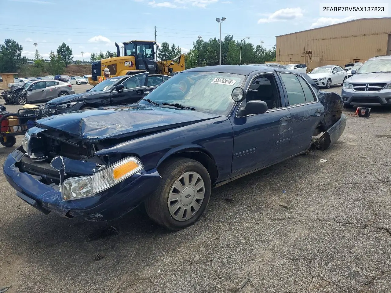 FORD CROWN VICTORIA 2010, VIN 2FABP7BV5AX137823
