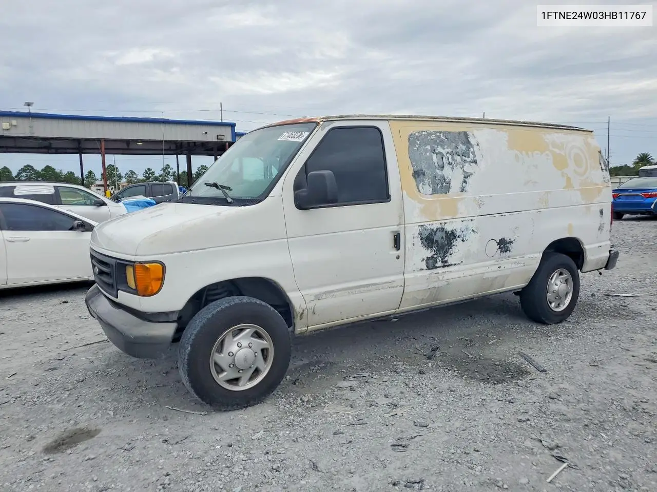 FORD ECONOLINE 2003, VIN 1FTNE24W03HB11767