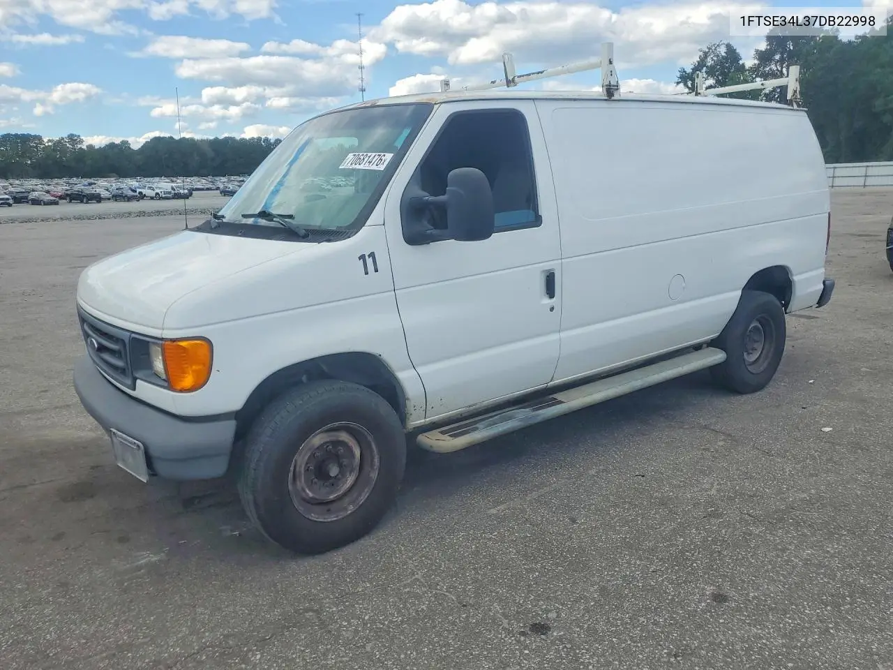 FORD ECONOLINE 2007, VIN 1FTSE34L37DB22998