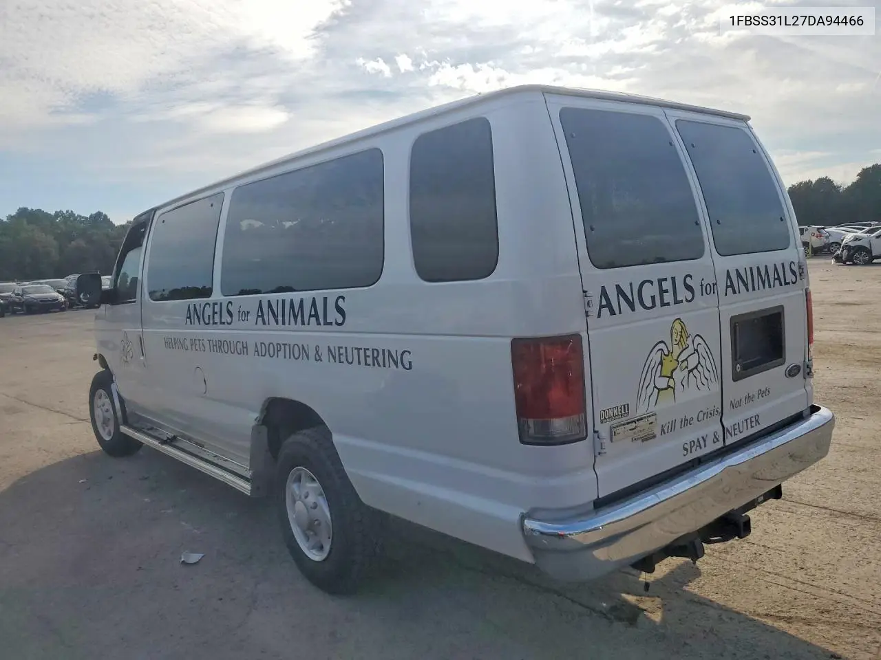 2007 FORD ECONOLINE VIN 1FBSS31L27DA94466 — фото 2