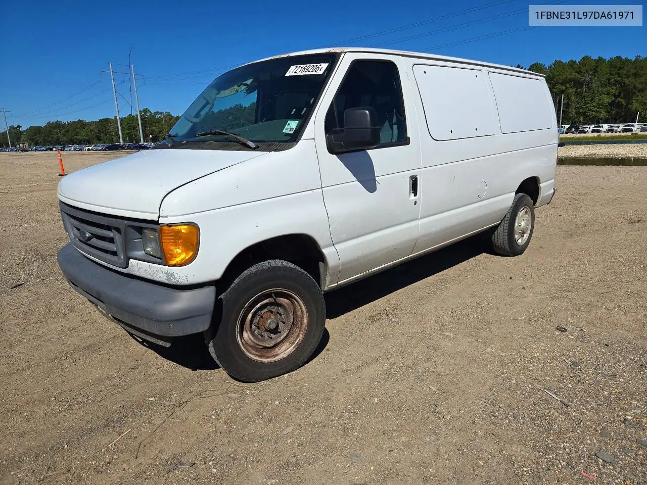 FORD ECONOLINE 2007, VIN 1FBNE31L97DA61971