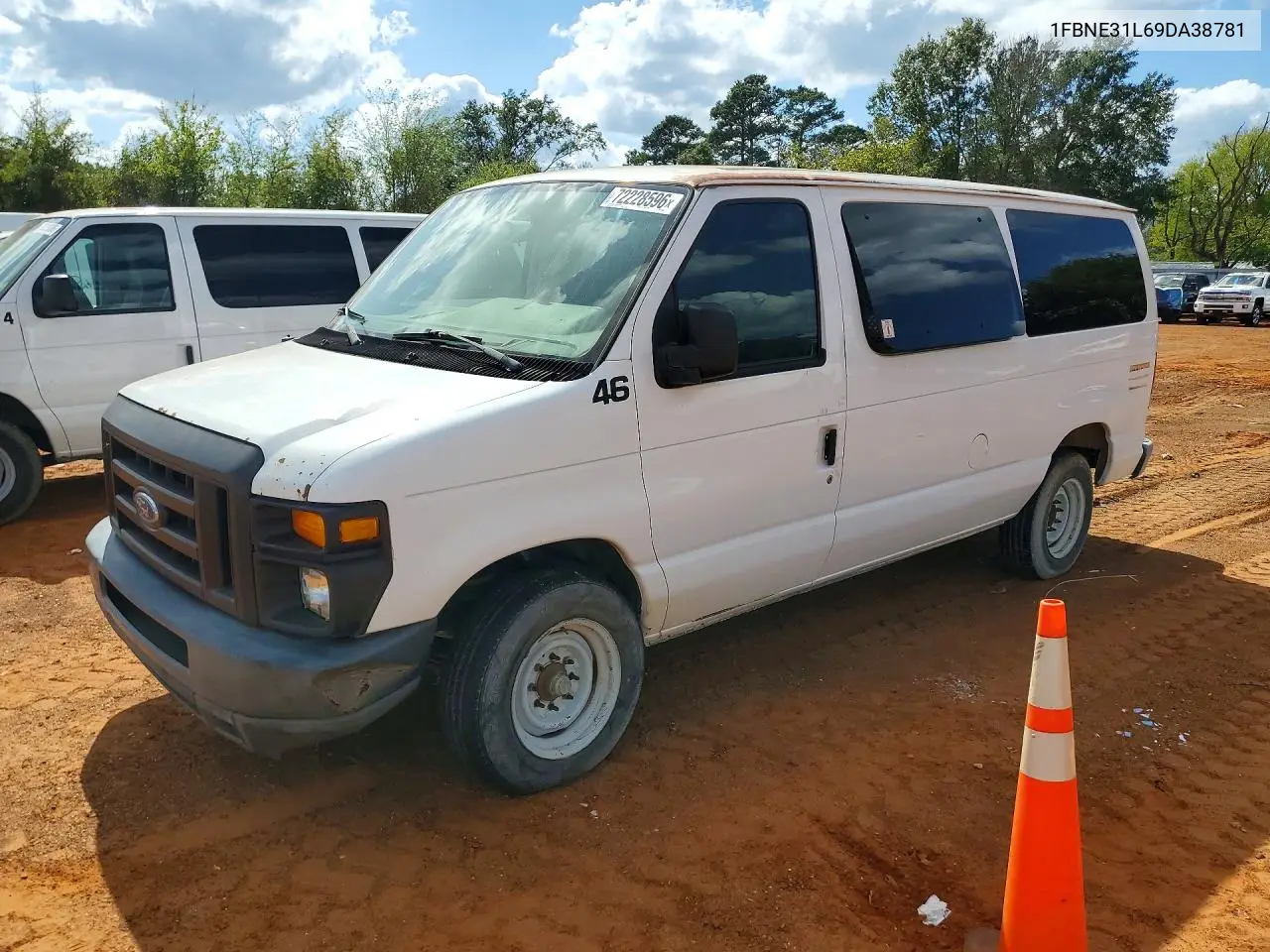 FORD ECONOLINE 2009, VIN 1FBNE31L69DA38781