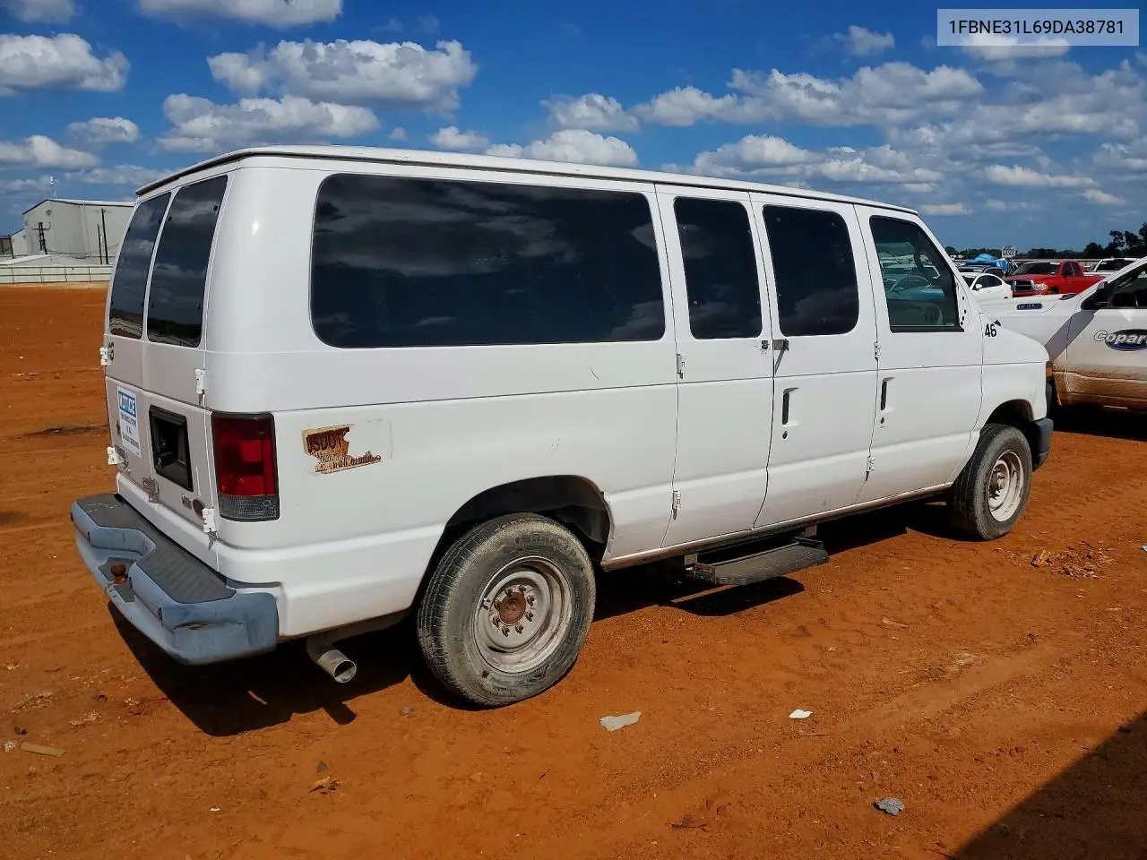 2009 FORD ECONOLINE VIN 1FBNE31L69DA38781 — фото 3